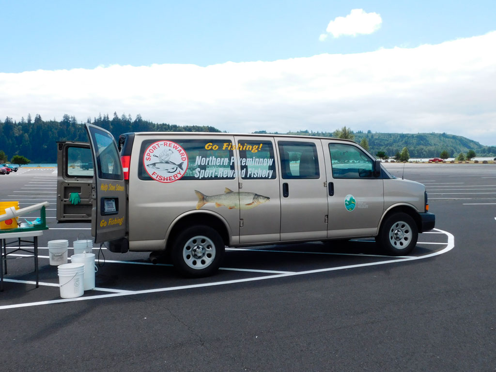 Image of Northern Pikeminnow Sport Reward Program Van.