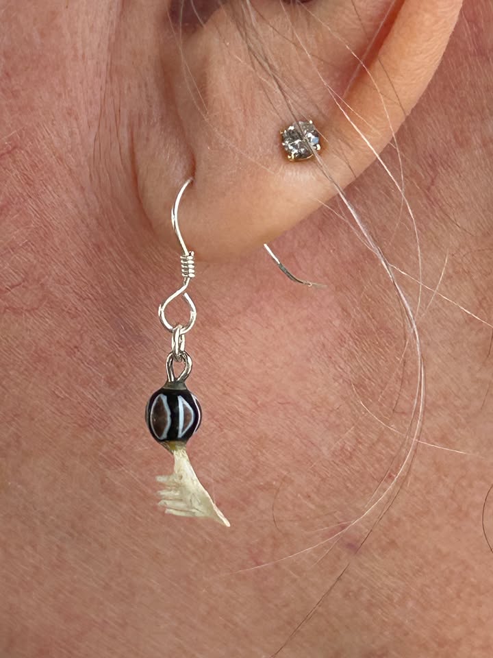 Pikeminnow "teeth" earring